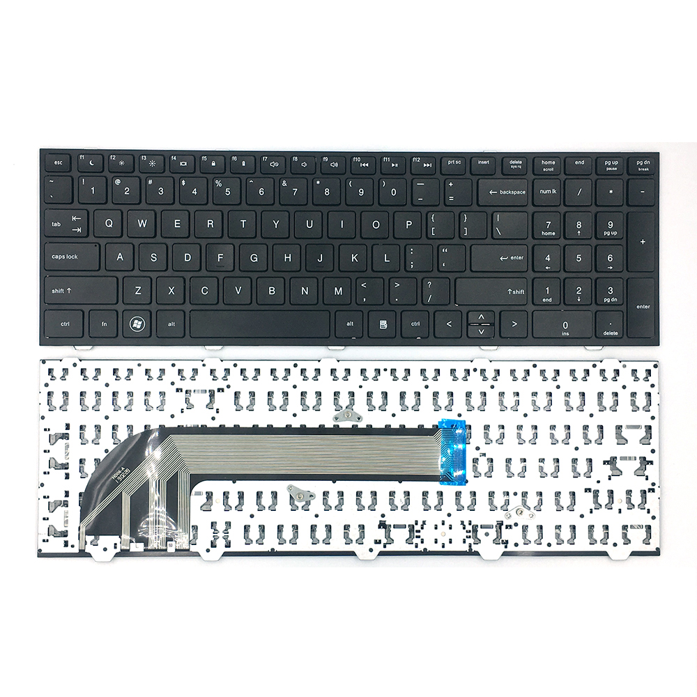 Novo teclado americano apto para HP Probook 4540 com moldura teclado inglês