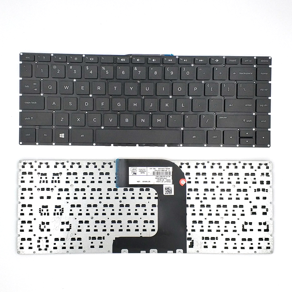 Novo teclado de laptop dos EUA para layout em inglês HP 14-AC
