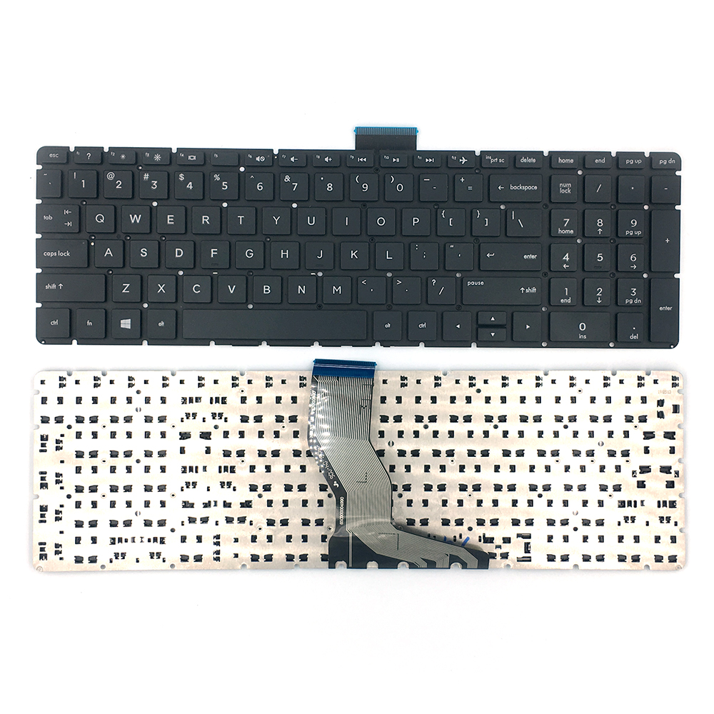 Teclado americano adequado para teclado de laptop inglês HP 15-BS