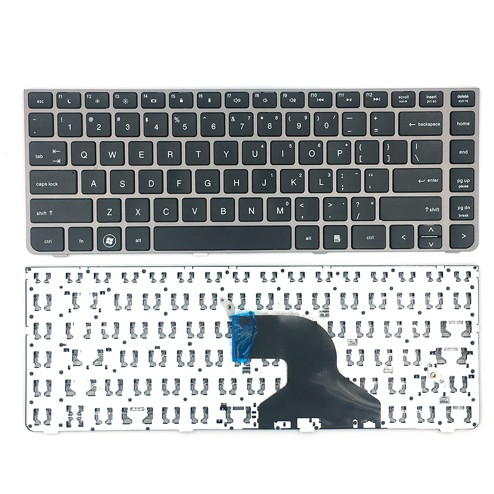 Novo teclado para laptop HP Probook 4330 US teclado com moldura
