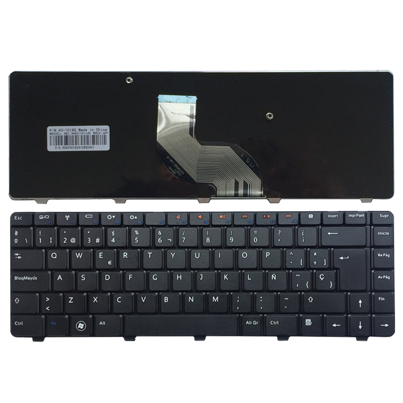 Novo teclado SP para Dell Inspiron 14R N4010 M4010 N4020 N4030 N5030 M5030 teclado para laptop espanhol