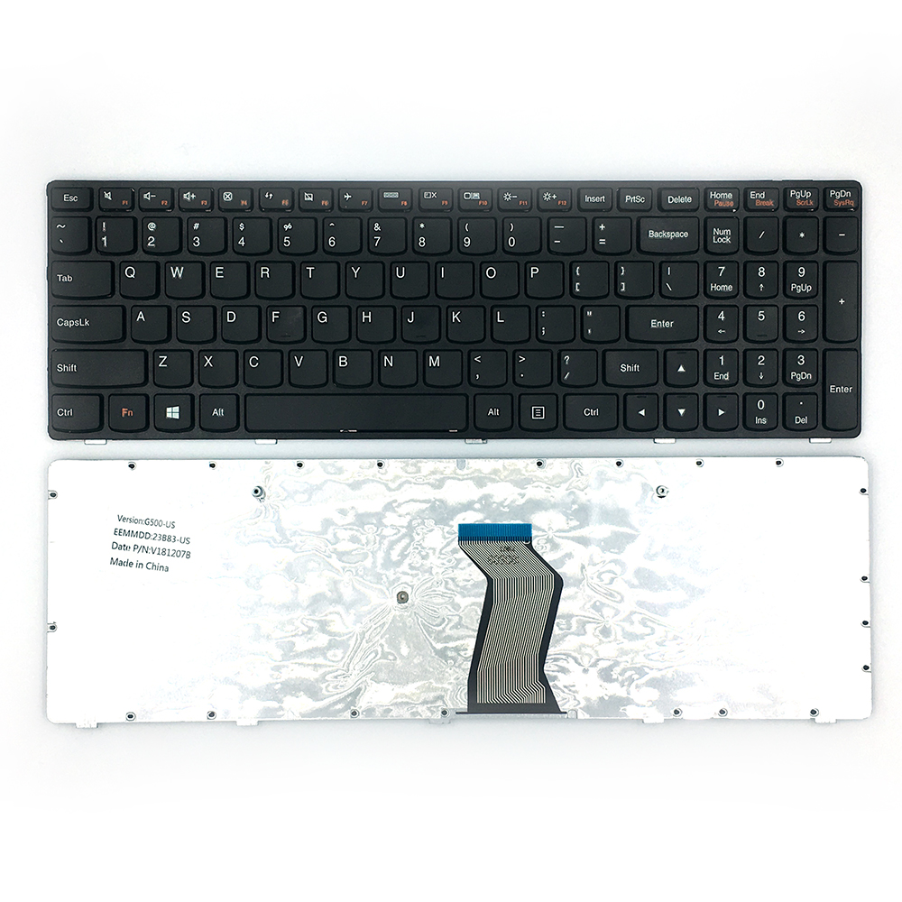 Atacado novo teclado layout dos EUA para notebook Lenovo G500 notebook teclado novo