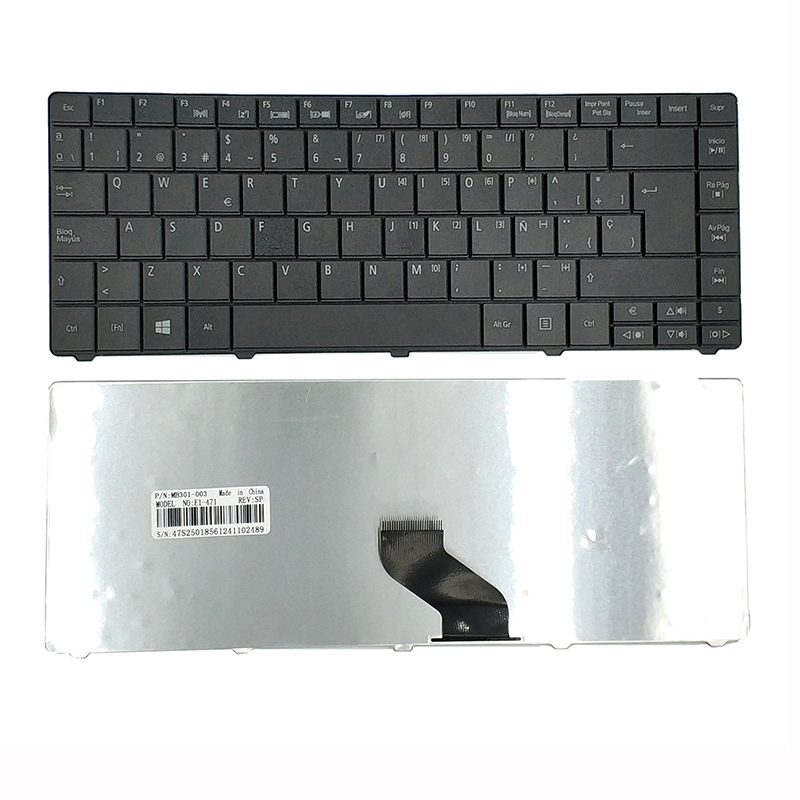Novo teclado SP para Acer E1-421 E1-431 E1-431 E1-471 E1-471G Laptop Backlight Teclado Espanhol