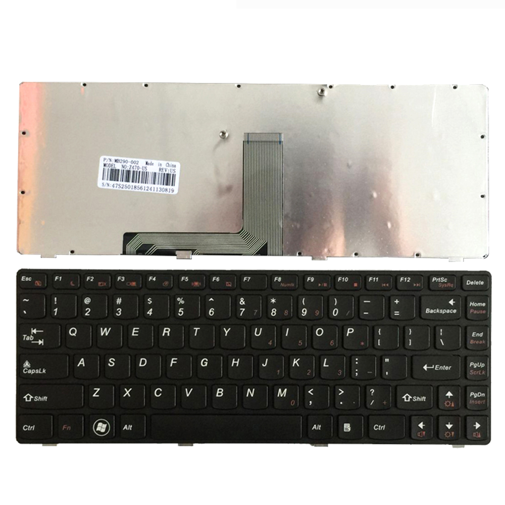 Novo e bom preço para notebook Lenovo Z470 US Layout Notebook Teclado