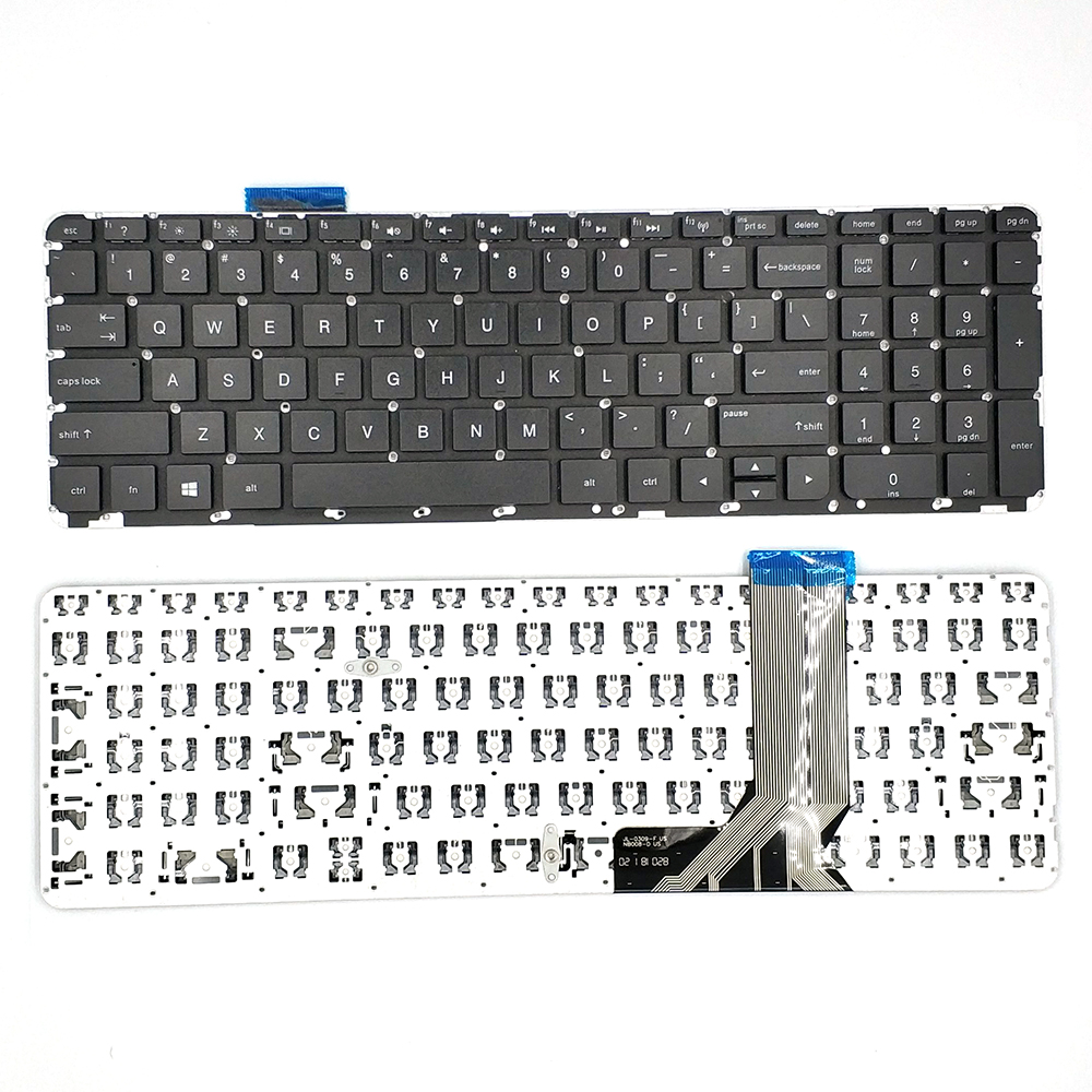 Atacado novo teclado de layout dos EUA para HP 15-J sem moldura substituição de teclado de notebook para notebook